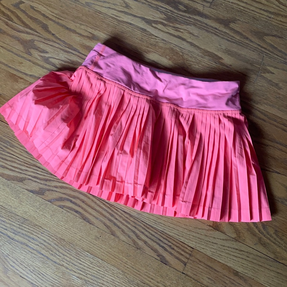 Lululemon athletic skirt- Bright orange/pink